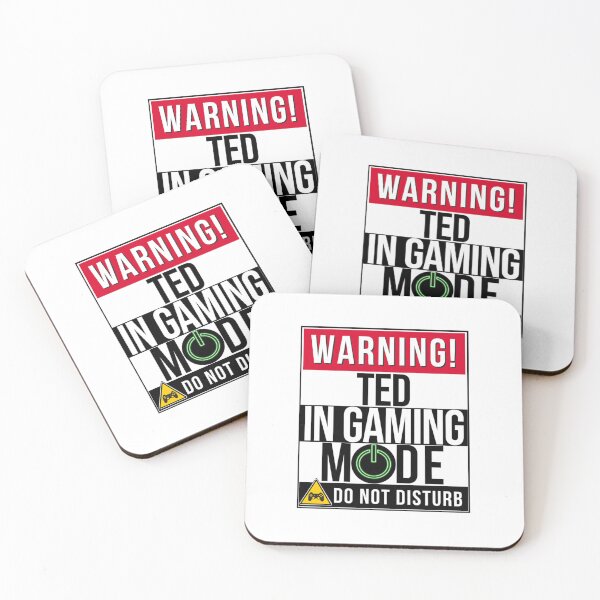 Item preview, Warning Ted In Gaming Mode - Funny Gamer designed and sold by ShannonColeman7.