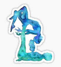 Acro Yoga couple Sticker