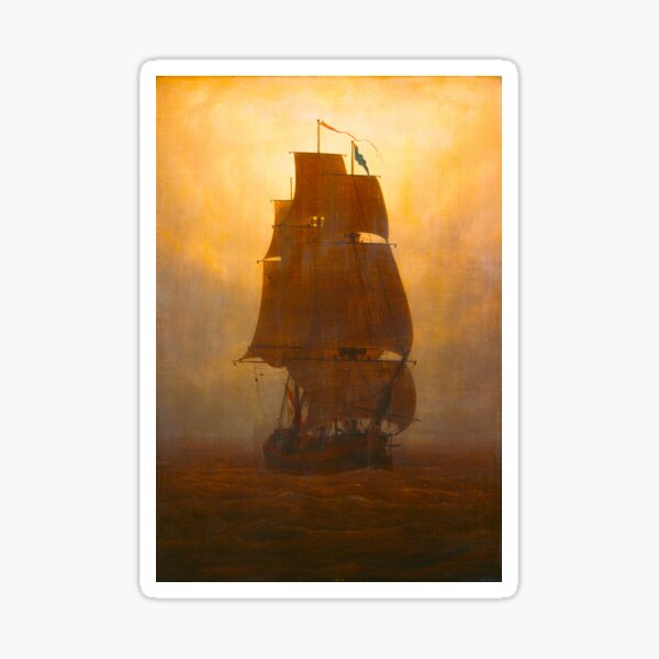 Artikel-Vorschau von HD CASPAR DAVID FRIEDRICH - Sailing ship 1815, designt und verkauft von gologodesigns.