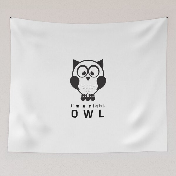 Item preview, I'm a night wet owl  designed and sold by Ramesh ⭐⭐⭐⭐⭐.