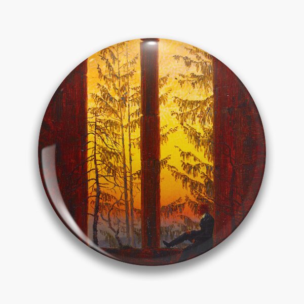 Item preview, HD CASPAR DAVID FRIEDRICH - Ruins of the Oybin (Dreamer) 1835 designed and sold by Go Logo Designs.