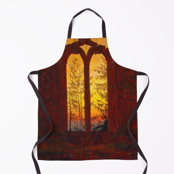 Item preview, HD CASPAR DAVID FRIEDRICH - Ruins of the Oybin (Dreamer) 1835 designed and sold by Go Logo Designs.