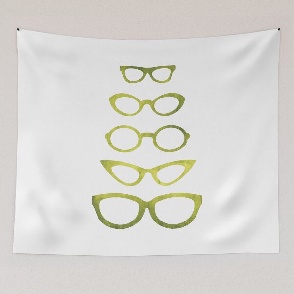 Item preview, Eyeglasses In Grunge Watercolor - Optometrist Gift designed and sold by Primroaddesigns.