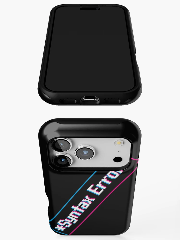 Thumbnail 3 of 4, iPhone Case, *Syntax Error* designed and sold by redacteddesign.
