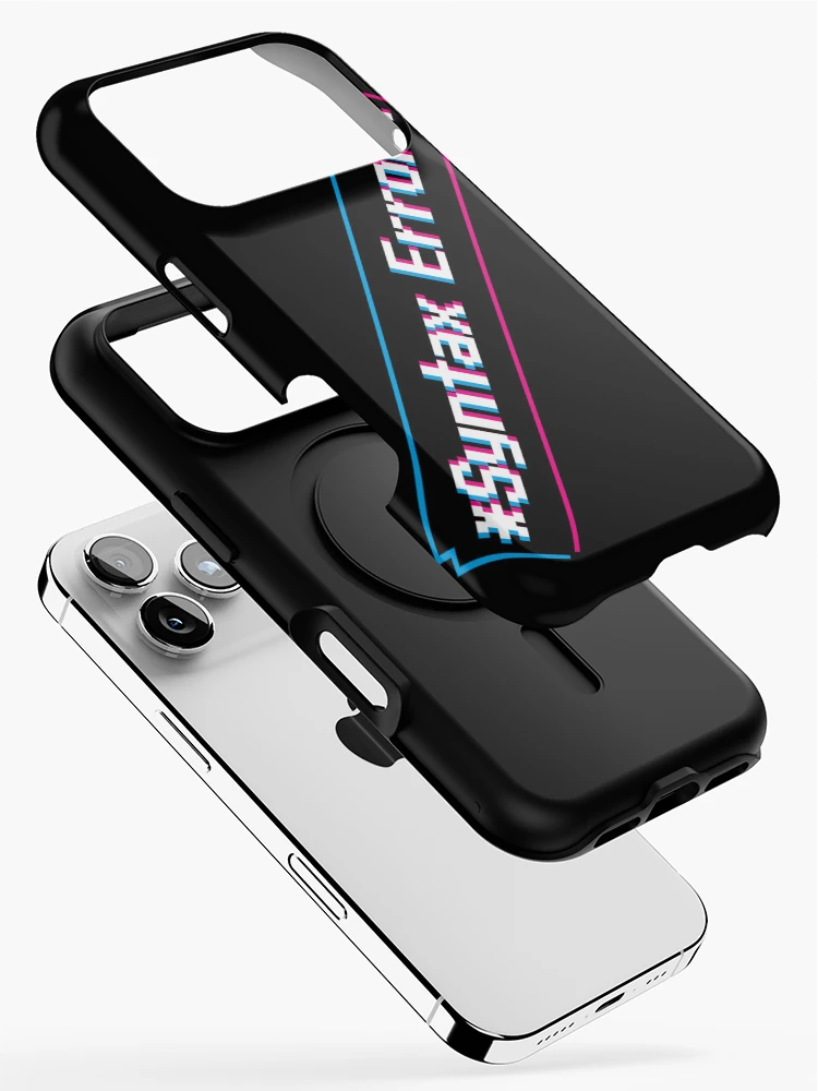 Thumbnail 2 of 4, iPhone Case, *Syntax Error* designed and sold by redacteddesign.