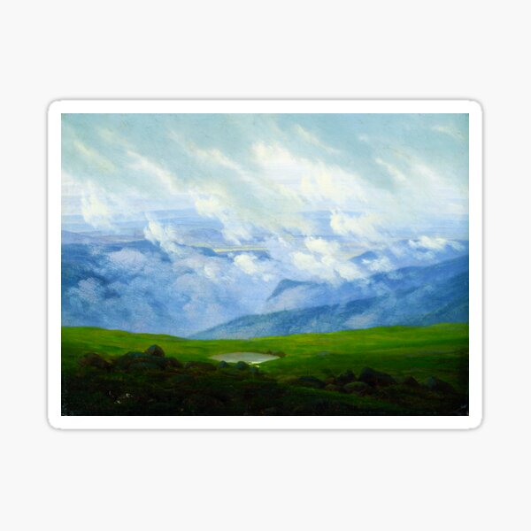 Artikel-Vorschau von HD CASPAR DAVID FRIEDRICH - Drifting Clouds 1820, designt und verkauft von gologodesigns.
