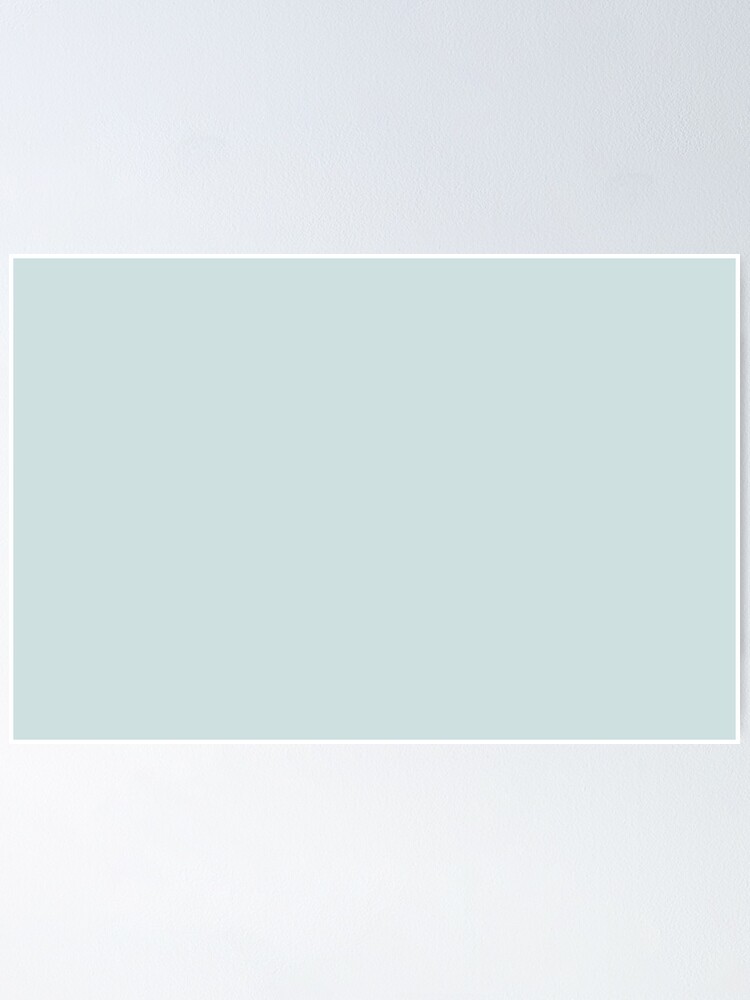 Pastel Blue - Light Pale Powder Blue - Solid Color Poster by  MultiFascinated