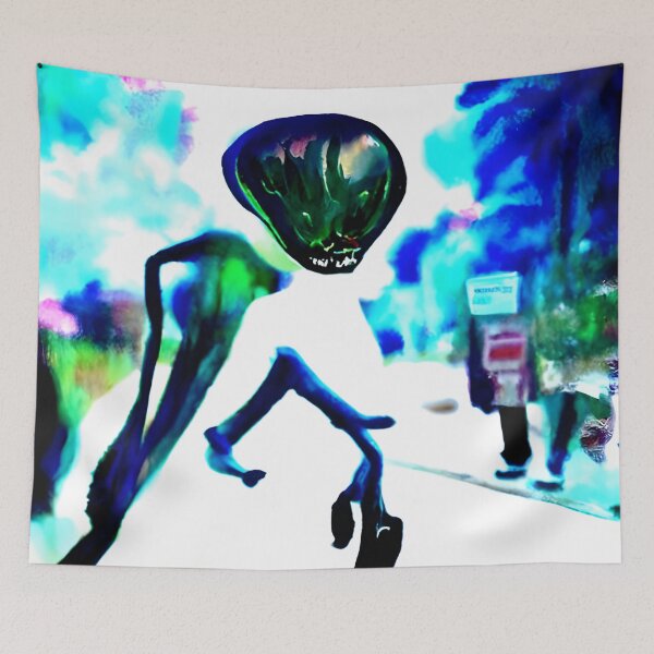 Item preview, Dancing Alien - AI Generated designed and sold by Skootaloo.