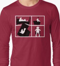 Gorillaz Saturnz Barz Silhouette (With Borders) Long Sleeve T-Shirt