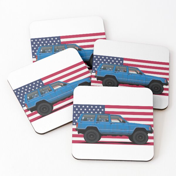 Item preview, Cherokee XJ flag blue designed and sold by OlegNaches.