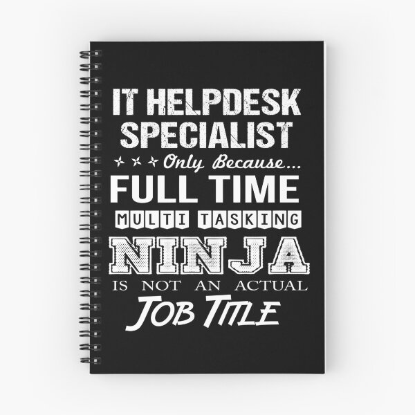 Item preview, It Helpdesk Specialist T Shirt - Multitasking Ninja Job Gift Item Tee designed and sold by averiarnol.