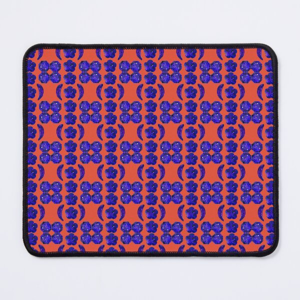 Item preview, Blue Sapphire Gemstones in Red background designed and sold by DigitalGemArt.