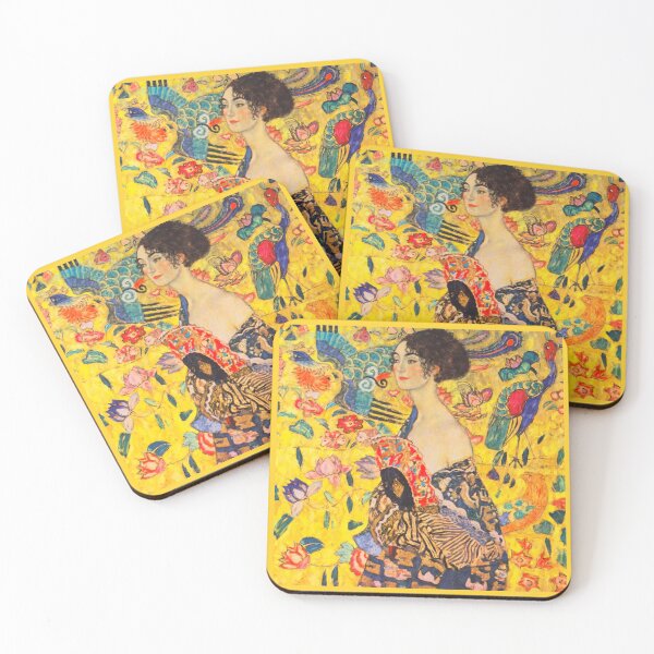 Item preview, Gustav Klimt’s Lost and Found Viennese Beauty – Lady with Fan designed and sold by TeeARTHY.