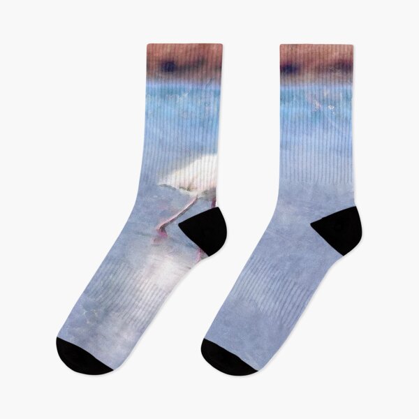 Item preview, Flamingo Grace Has More Effect Than Beauty Watercolor designed and sold by taiche.