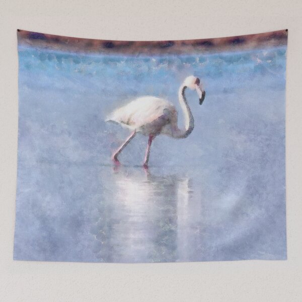 Item preview, Flamingo Grace Has More Effect Than Beauty Watercolor designed and sold by taiche.