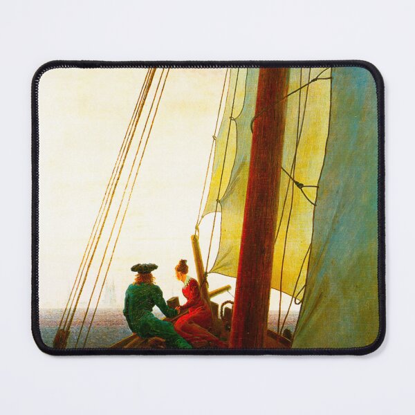 Item preview, HD CASPAR DAVID FRIEDRICH - On a Sailing Ship 1818 - 1820 designed and sold by Go Logo Designs.