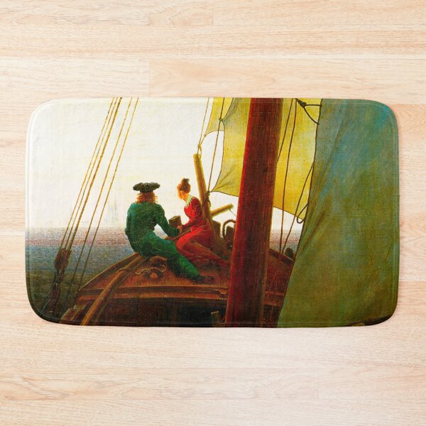 Item preview, HD CASPAR DAVID FRIEDRICH - On a Sailing Ship 1818 - 1820 designed and sold by Go Logo Designs.