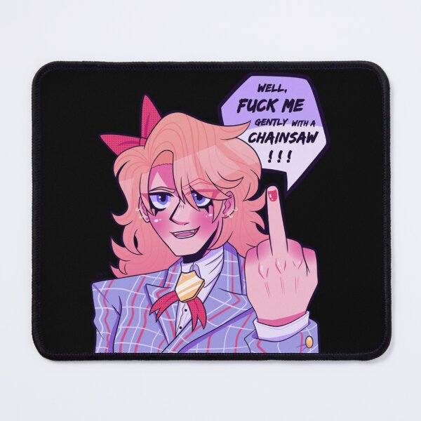 Item preview, Gently With A Chainsaw Sticker designed and sold by rikazr6sr1.
