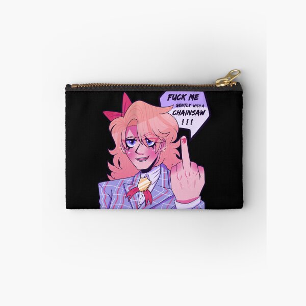 Item preview, Gently With A Chainsaw Sticker designed and sold by rikazr6sr1.