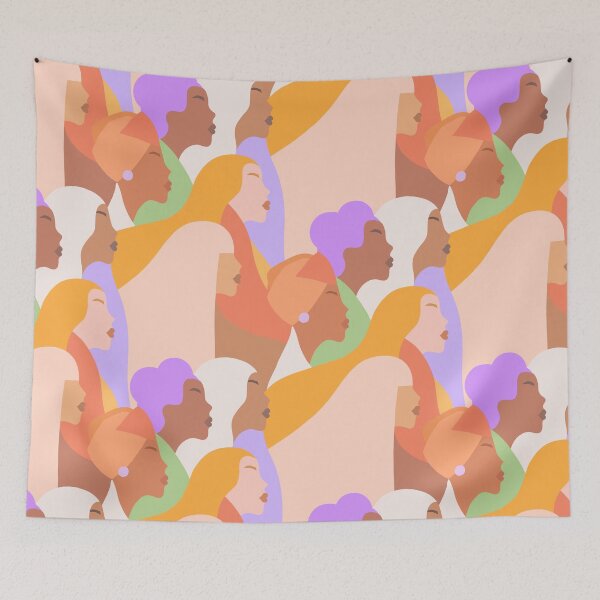 Item preview, Girl Power 'We are Limitless' Repeat Pattern to empower Women - Pastel pinkk designed and sold by Dominiquevari.