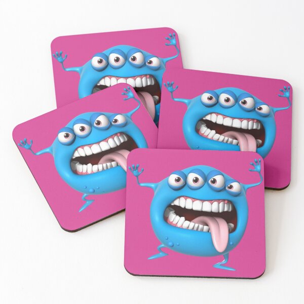 Item preview, Funny cute monster 3D designed and sold by KROKOTON.