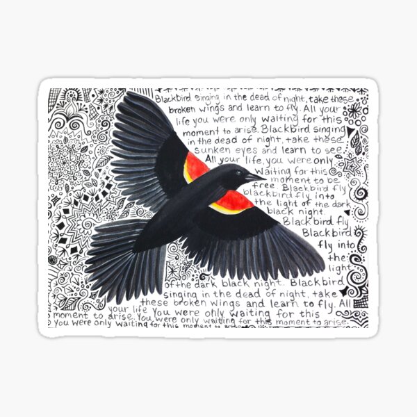 Item preview, Beth's Blackbird designed and sold by cjohnsonart.