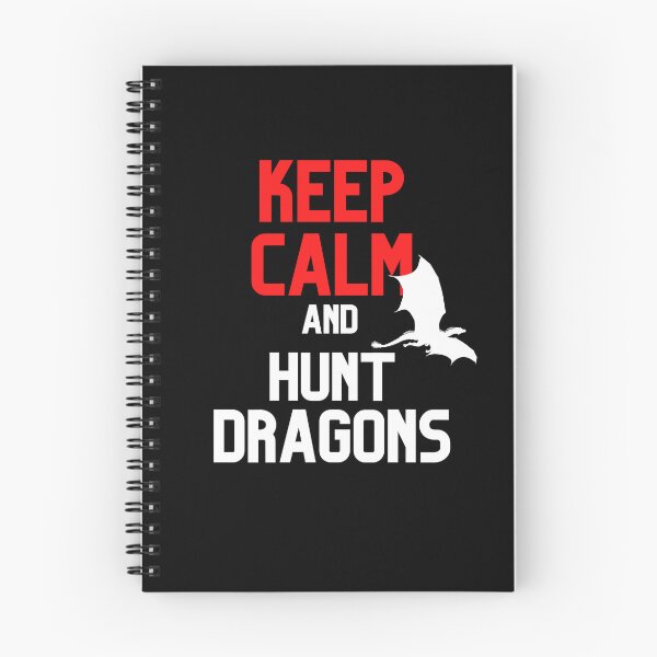 Item preview, Keep Calm and Hunt Dragons Cool Silhouette Design designed and sold by CreativNode.