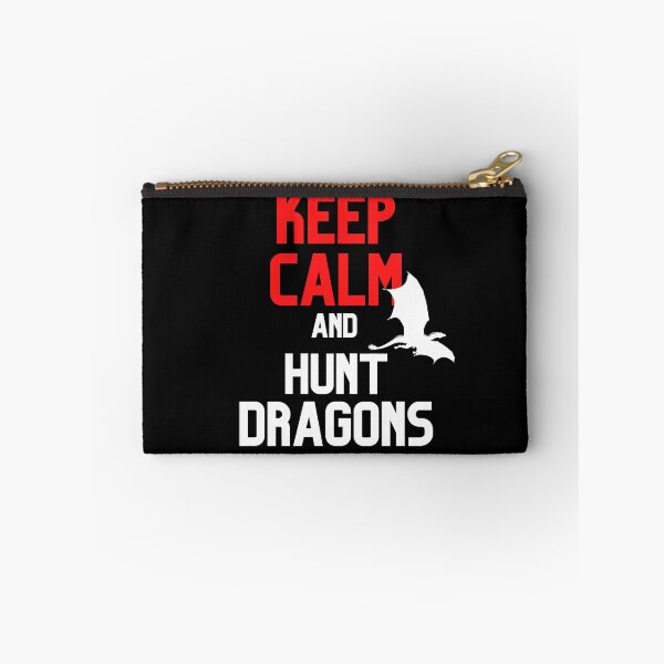 Item preview, Keep Calm and Hunt Dragons Cool Silhouette Design designed and sold by CreativNode.