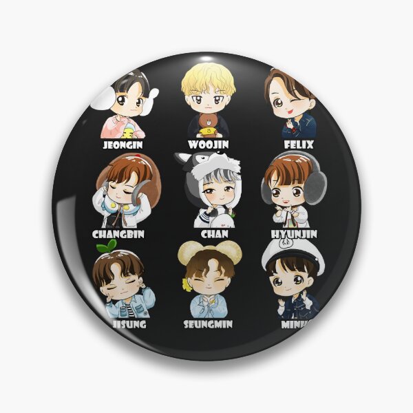Item preview, Kpop stray kids chibi all members classic t shirt designed and sold by arniegie4200.