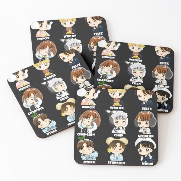 Item preview, Kpop stray kids chibi all members classic t shirt designed and sold by arniegie4200.