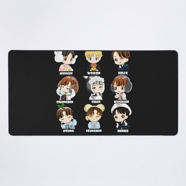 Item preview, Kpop stray kids chibi all members classic t shirt designed and sold by arniegie4200.