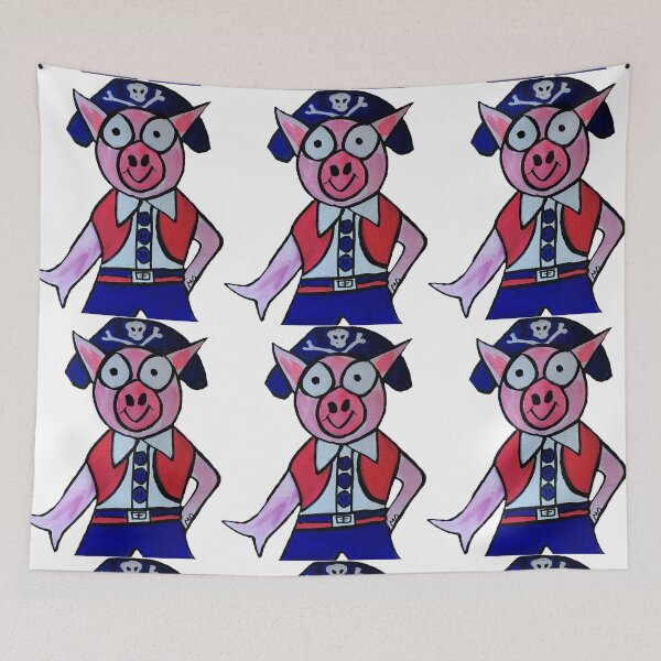 Item preview, This Little Piggy's a Pirate designed and sold by Maureen Zaharie.