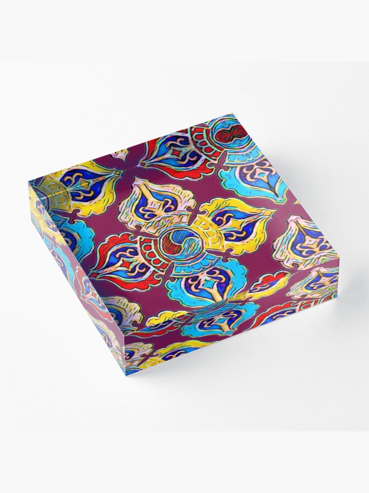 Alternate view of DOUBLE DORJE Acrylic Block
