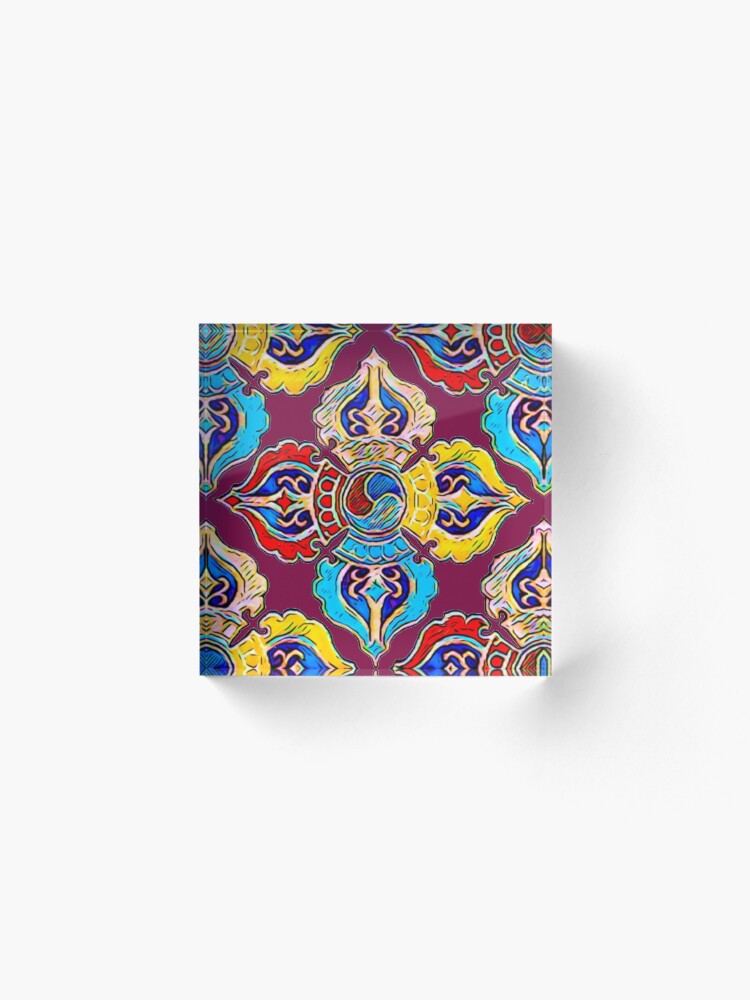 Alternate view of DOUBLE DORJE Acrylic Block