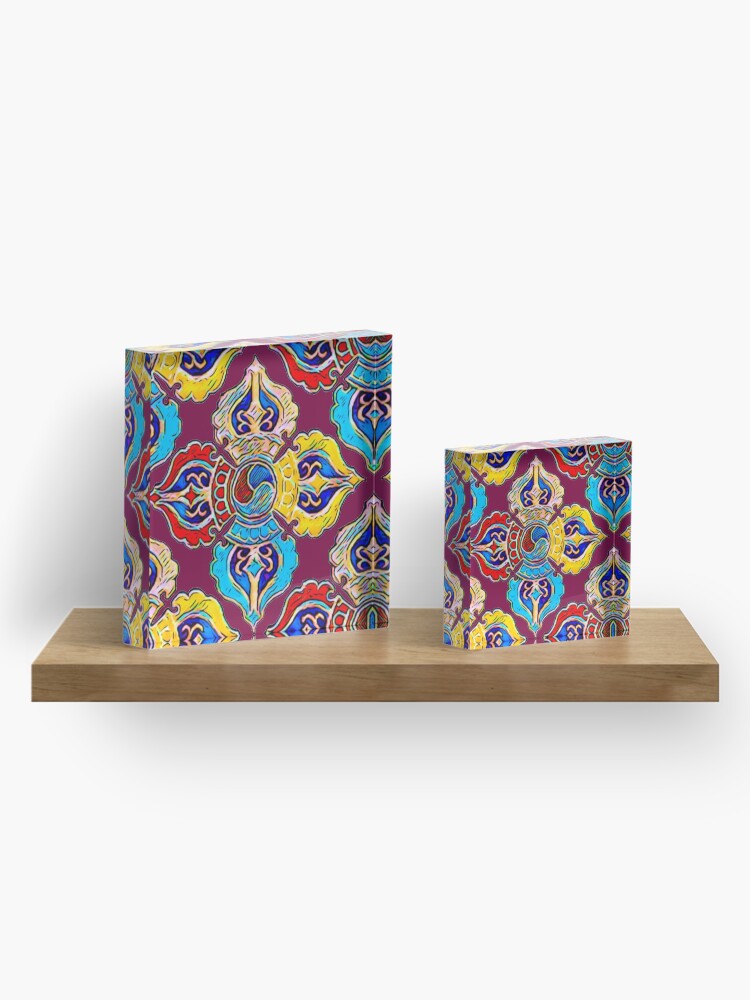 Alternate view of DOUBLE DORJE Acrylic Block