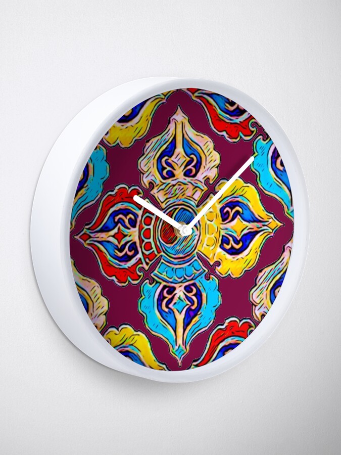 Alternate view of DOUBLE DORJE Clock