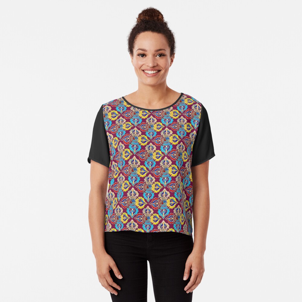 DOUBLE DORJE Chiffon Top