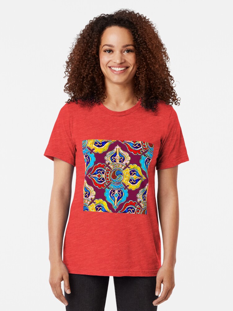 Alternate view of DOUBLE DORJE Tri-blend T-Shirt