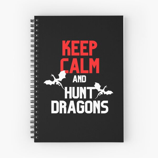 Item preview, Keep Calm and Hunt Dragons Cool Silhouette Design designed and sold by CreativNode.