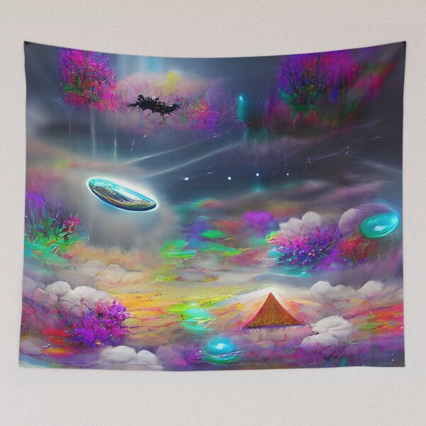 Item preview, Alien Planet - AI Generated designed and sold by Skootaloo.