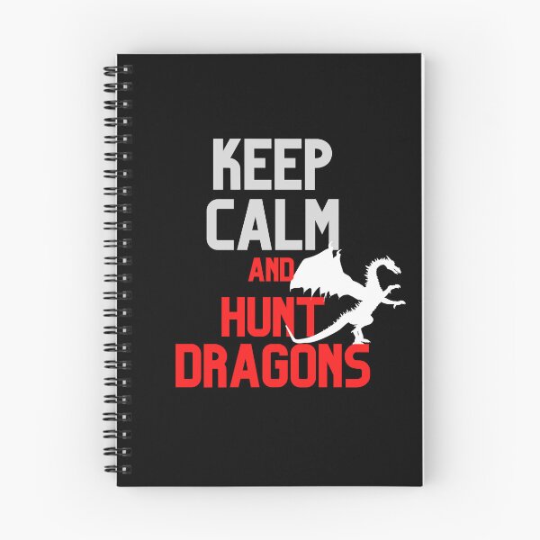 Item preview, Keep Calm and Hunt Dragons Silhouette Design designed and sold by CreativNode.