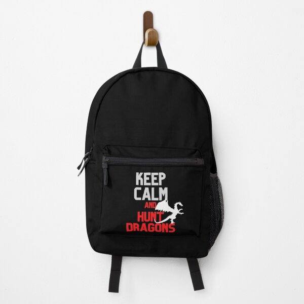 Item preview, Keep Calm and Hunt Dragons Silhouette Design designed and sold by CreativNode.