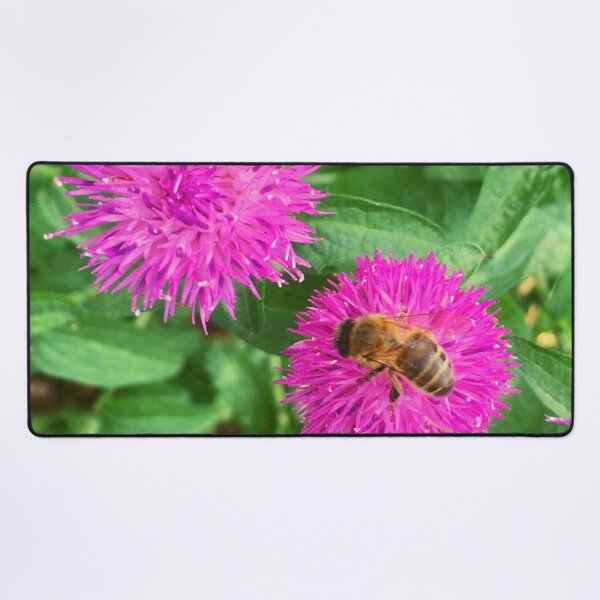Item preview, Bee Wasp With Purple Thistle Nature Photo Design designed and sold by TacoRose.