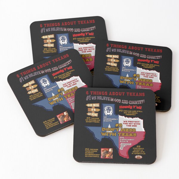 Item preview, 6 Things About Texans designed and sold by DonaldsGraphics.