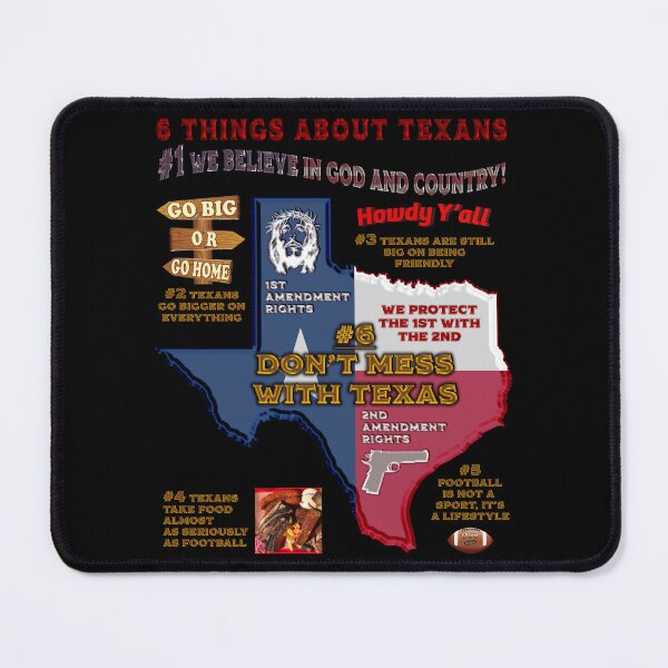 Item preview, 6 Things About Texans designed and sold by DonaldsGraphics.