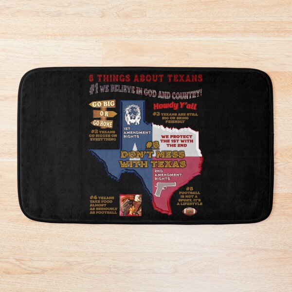 Item preview, 6 Things About Texans designed and sold by DonaldsGraphics.