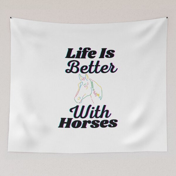 Item preview, Cute Life Is Better With Horses Horseback Riding designed and sold by medbouk1.