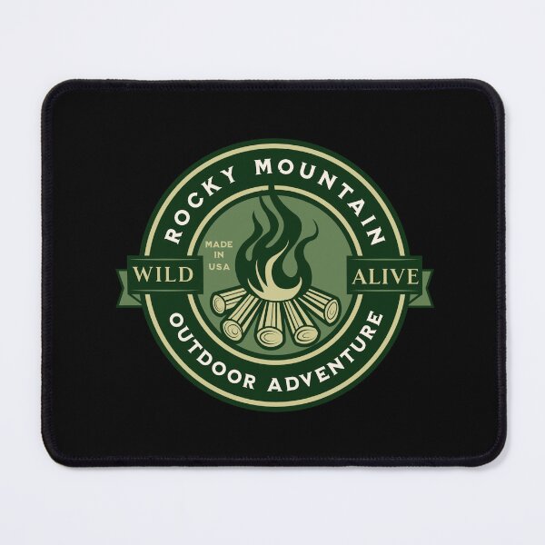 Item preview, Vintage Rocky Mountain National Park travel Adventure Estes Park Colorado designed and sold by CattlettArt.