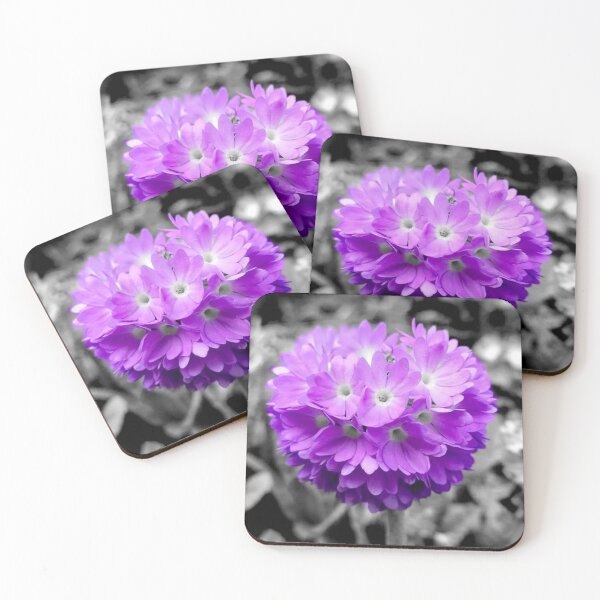 Item preview, Purple ball primrose  designed and sold by KaisPrints.