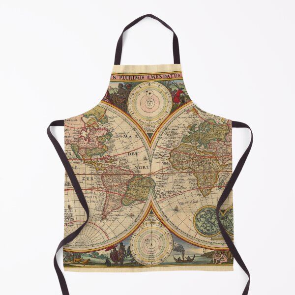 Item preview, Antique Map - Vintage Art designed and sold by RickE.